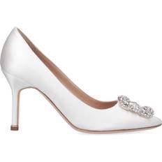 Manolo Blahnik Højhælede sko Manolo Blahnik Court Shoes Woman colour White