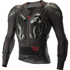 M Motorradjacken Alpinestars bionic pro langarm schutzjacke schwarz rot