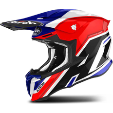 Motorcycle Equipment Airoh Motorradhelm Twist 2.0 Shaken Blue Gloss