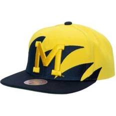 Mitchell & Ness Michigan Sharktooth Snapback, Unisex, Ropa, Sombreros y gorras, Amarillo