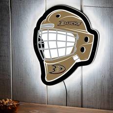 Evergreen Anaheim Ducks Helmet 19 in. x 15 in. Plug-in LED Lighted Sign, Team Colors