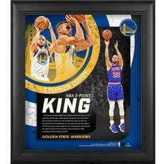 Sports Fan Products "Stephen Curry Golden State Warriors Framed 15" x 17" NBA All-Time 3-Point Leader Collage"