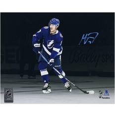 Sports Fan Apparel Haydn Fleury Tampa Bay Lightning Autographed x Blue Jersey with Puck Photograph