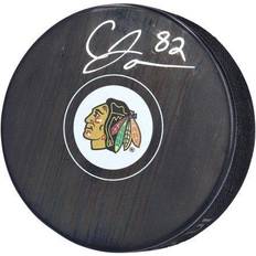 Caleb Jones Chicago Blackhawks Autographed Hockey Puck