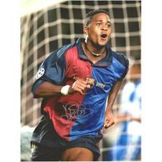 Yoga Mats Sports Fan Products Patrick Kluivert Barcelona Autographed 12 x 16 Photograph