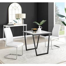 Furniturebox Box Carson Marble Dining Set