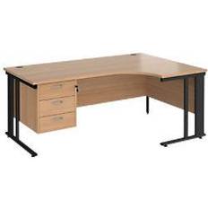 Dams International Right Hand Corner Writing Desk