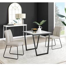 Furniturebox Box Carson Marble Dining Set