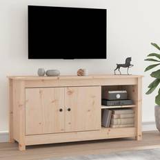 Muebles de TV vidaXL De Madera Maciza De Pino 103x36.5x52 cm Mueble de TV