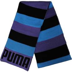 Puma Scarfs Puma unisex mens womens knit scarf black purple blue 052136 03