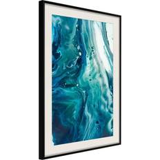 Acrylic pouring Artgeist Inramad Tavla Acrylic Pouring II Poster