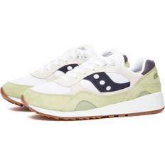 Saucony Men Sneakers Saucony Green & White Shadow 6000 Sneakers