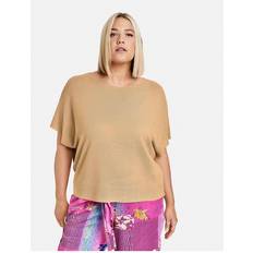Short Sleeved Sweater - Mellow Buff