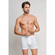 Schiesser Blanc Sous-vêtements pour hommes Schiesser Unterhose Essentials Feinripp Hose 205160