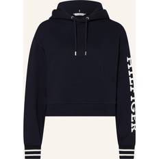 Tommy hilfiger hoodie dam Tommy Hilfiger REG Monotype SLV Crop Hoodie Dam Hoodies