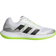 Schnürung - Unisex Volleyballschuhe Adidas Forcebounce - Cloud White/Core Black/Lucid Lemon