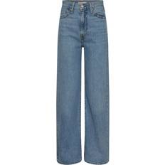 Levi's Blauw Kleding Levi's Ribcage Wide Leg - Blue