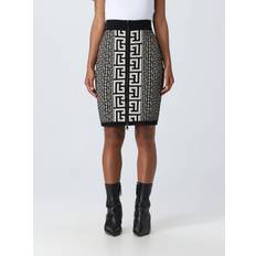 Balmain Skirt Woman colour Yellow Cream
