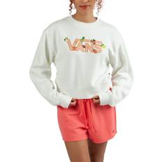 Pullover Vans Fruit Checkerboard Crop Sweatshirt White