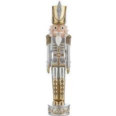 37" Gold & Silver Christmas Nutcracker Gold/Silver