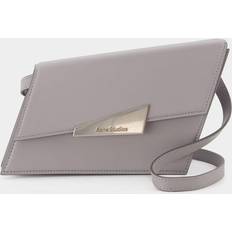 Acne Studios Axelremsväskor Acne Studios Hobo Bag Grey Clair Leather