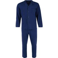 3XL Pajamas Hanes Men's Two Piece Sleep Set Navy Xlarge