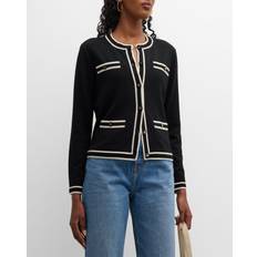 Tory Burch Överdelar Tory Burch Kendra Cardigan Black/French Cream