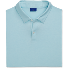 Polo Shirts FootJoy Athletic Fit Solid Jersey Self Collar Polo 14053723- seafoam