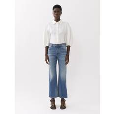 Jeans Chloé High-Rise Straight Jeans blau