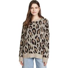 Leopardo Maglioni R13 Leopard Cashmere Crewneck Sweater - Leopard