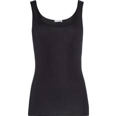 Hanro Tank Tops Hanro Women's Cotton Seamless Tank Top Black