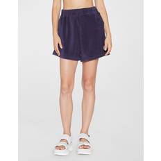 Moncler L Trousers & Shorts Moncler High-Rise Shorts aus Frottee blau