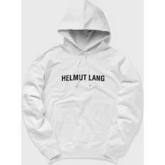 Helmut Lang Logo Hoodie White