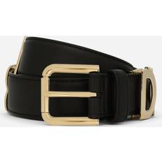 Ribbed - Women Belts Dolce & Gabbana Black Hardware Belt