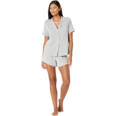 Ribbed - Women Sleepwear eberjey Women's Gisele Tencel Modal Short Pajama Set, Grey, Grey