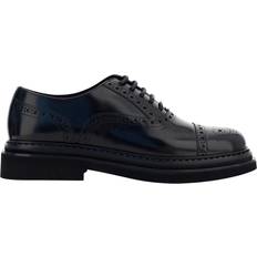 Dolce & Gabbana Herre Oxford Dolce & Gabbana Premium Sort Læder Oxford Snøresko Sort