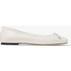 White - Woman Low Shoes Jimmy Choo Elme Ballet Flats