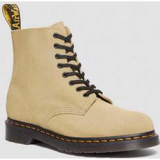 Dr. Martens Gröna Kängor & Boots Dr. Martens Pascal Boots I Mocka Med 8 Par Öljetter - Olivgrön