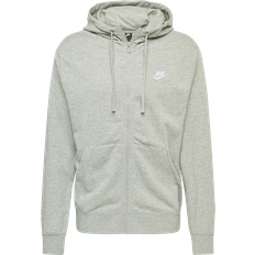 Nike sportswear mens jacket Nike Men's hooded Jacket - Dark Gray Heather/Matte Silver/White