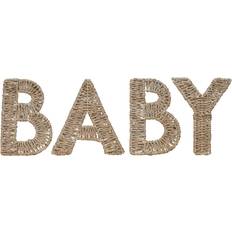 Hout Andere Decoraties Ginger Ray Rieten Letters Baby