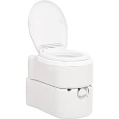 Toilettes Sèches vidaXL Campingtoilet Ge'Ntegreerd 24+17 L HDPE En PP