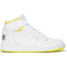 Polyester Trainers Nike Air Jordan 1 Retro High OG GS - White/Dynamic Yellow/Black/Gym Red