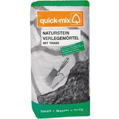 Mauer- & Bodenzubehör quick-mix Mörtel, Natursteinverlegemörtel, grau