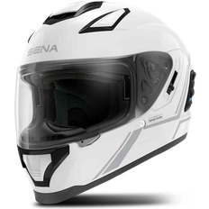 Équipement Moto Sena Stryker Glossy White Casque