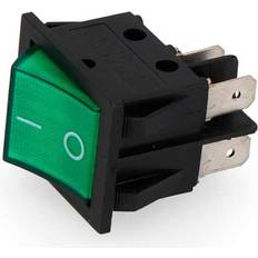 Barato Interruptores de pared Edm Interruptor bipolar 15a 250v verde