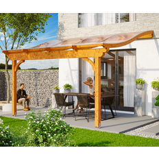 Dächer SKAN HOLZ Braun Terrassenüberdachung Verona