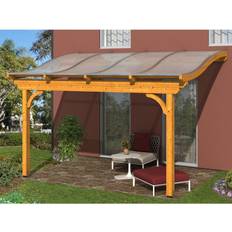 Dächer SKAN HOLZ Braun Terrassenüberdachung Verona
