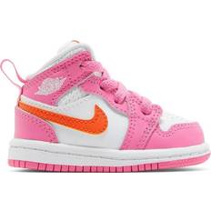 Nike Air Jordan 1 Mid TD - Pinksicle/White/Safety Orange