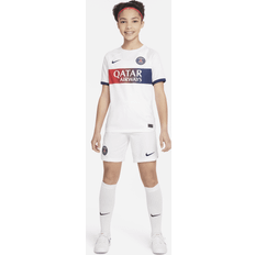 Nike Paris Saint-Germain 2023/24 Stadium Home/Away Older Kids' Dri-FIT Football Shorts White