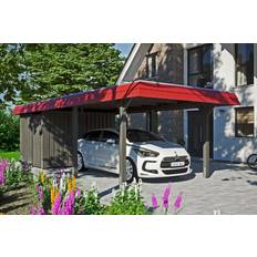 Gartenhäuser SKAN HOLZ SKAN HOLZ Carport Wendland (Gebäudefläche )